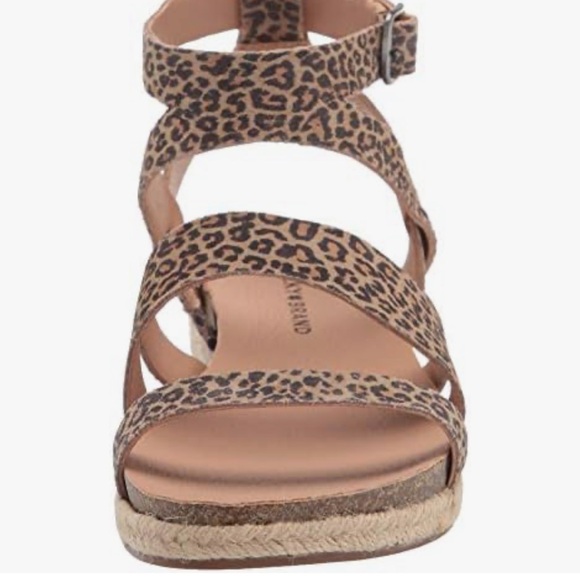 NEW LUCKY glaina Leopard Print Women's strappy Sandals size 9.5 - Picture 5 of 12